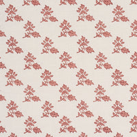 Schumacher Torbay Hand-Block Print Persimmon Fabric 179335