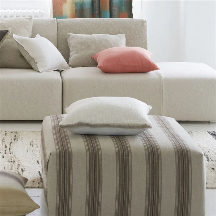 Designers Guild Loire Peat Fabric Sample FDG3292-01