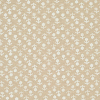 Schumacher Beatriz Handprint Natural Fabric 179352