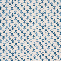 Schumacher Beatriz Handprint Cobalt Fabric 179356
