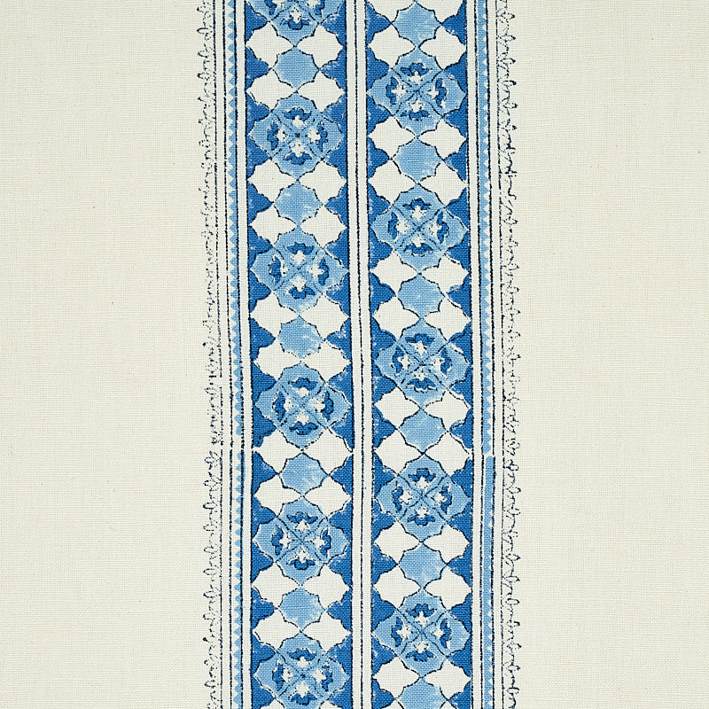 Schumacher Amira Hand Blocked Print  Fabric 179371