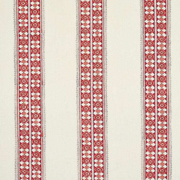Schumacher Amira Hand Blocked Print Dusty Rose Fabric 179372