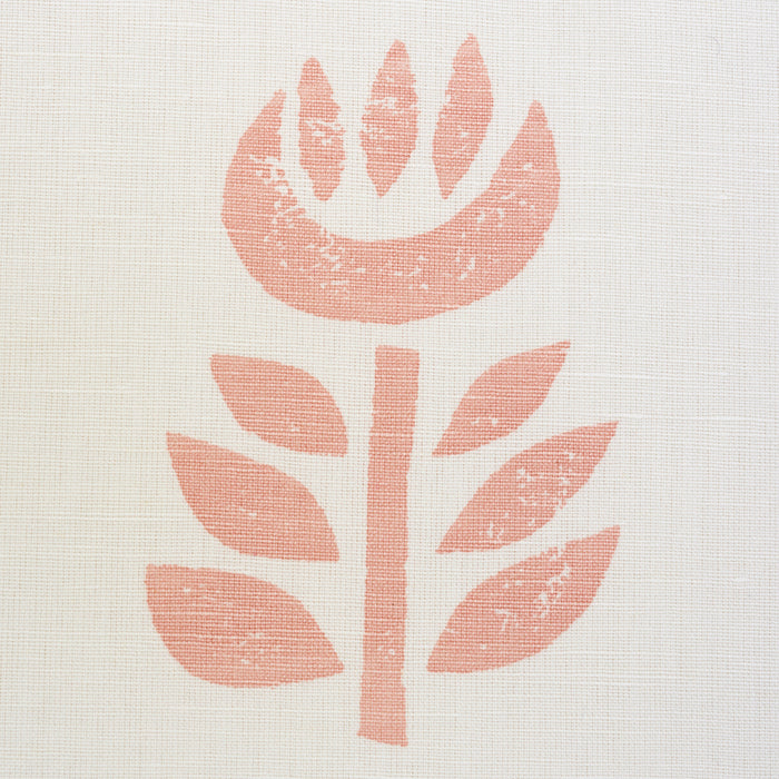 Schumacher Rosenborg Hand Print Pink Fabric 179401