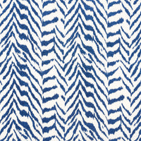 Schumacher Quincy Hand Print Blue Fabric 179412