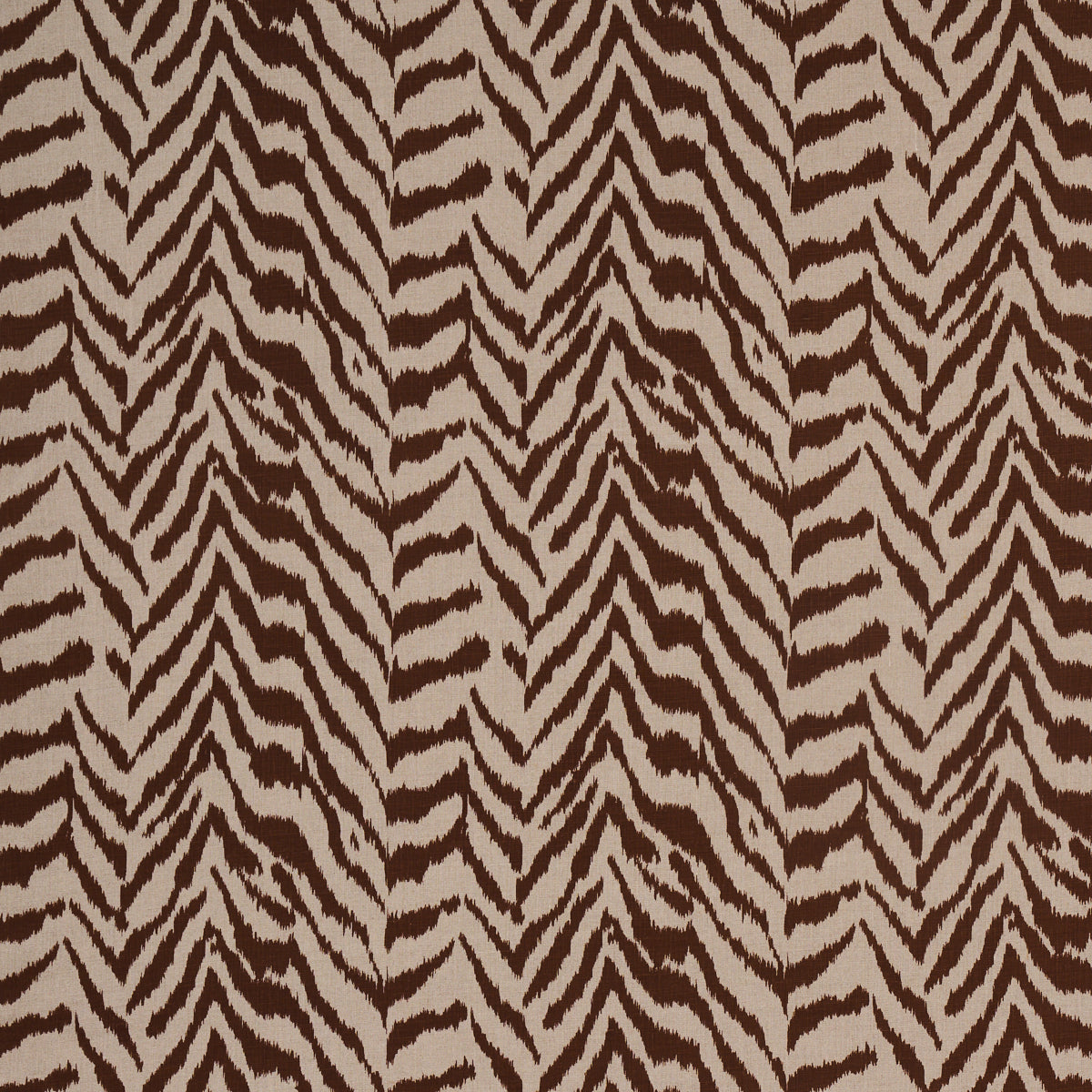 Schumacher Quincy Hand Print Safari Fabric Sample 179413