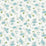 Schumacher Maryam Vine Peacock Fabric Sample 179451