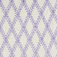 Schumacher Les Losanges Toile Iris Fabric 179462