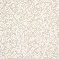 Schumacher Temple Garden II Ivory On Unbleached Fabric 179504