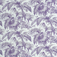 Schumacher Toile Tropique Purple Fabric 179512