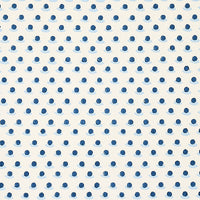 Schumacher Berry Hand Block Print Indigo & Sky Fabric 179731
