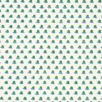 Schumacher Berry Hand Block Print Grass & Sky Fabric 179732