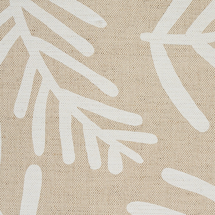Schumacher Tiah Cove Ivory On Natural Fabric 179912