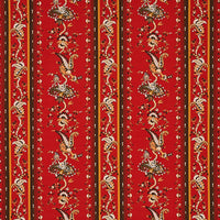 Schumacher Elena Paisley Stripe Pompeii Fabric 179982