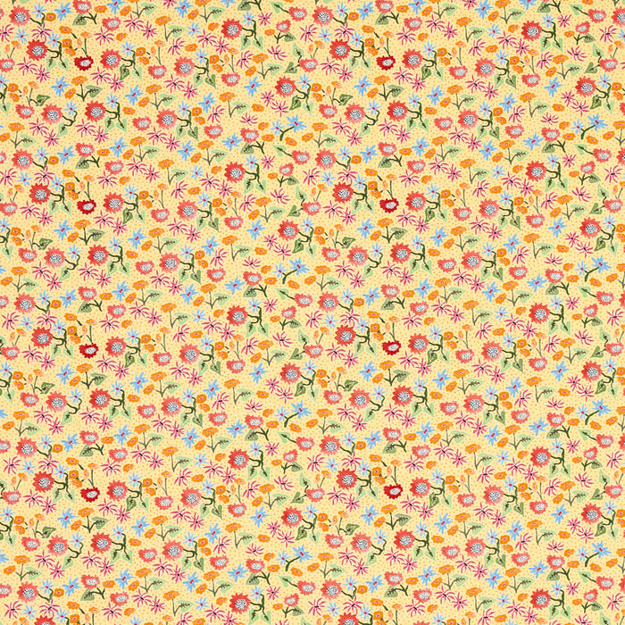 Schumacher Calico Giverny Fabric Sample 180172