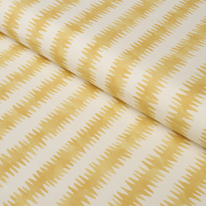 Schumacher Cardiogram Yellow Fabric Sample 180184