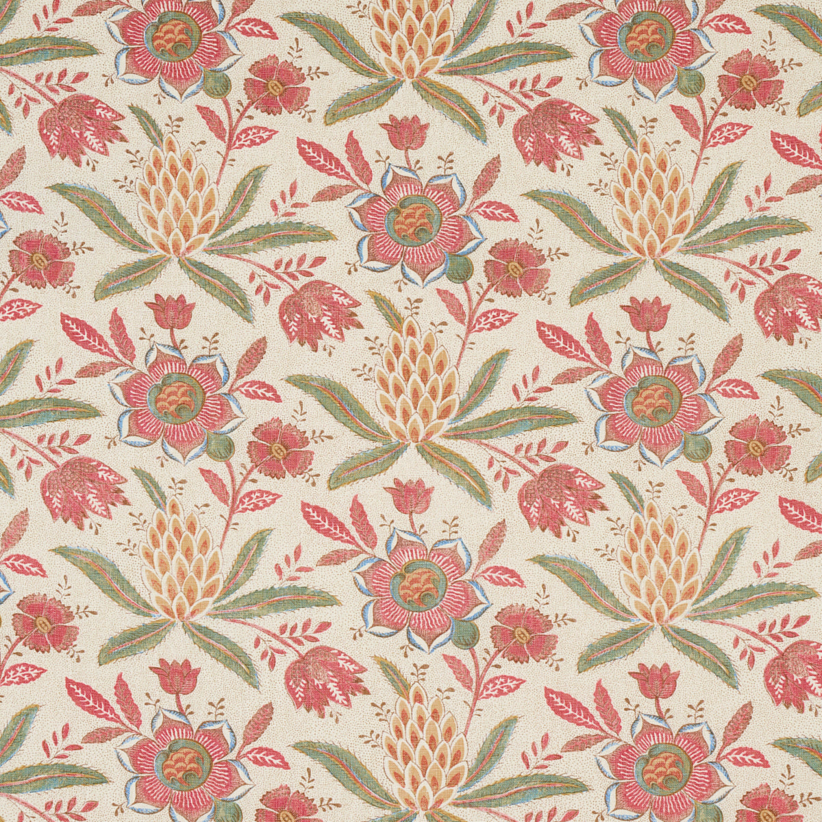 Schumacher Lafayette Botanical Document Fabric Sample 180250