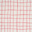 Schumacher Painterly Windowpane Red Fabric 180293