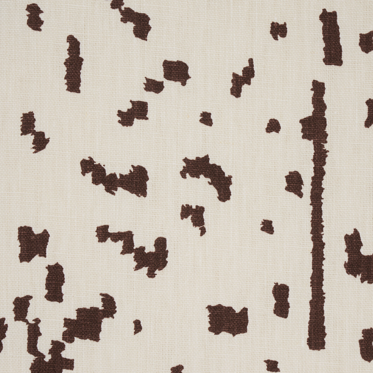 Schumacher Bespotted Brown Fabric 180312