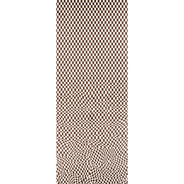 Schumacher Loose Check Brown Fabric 180331