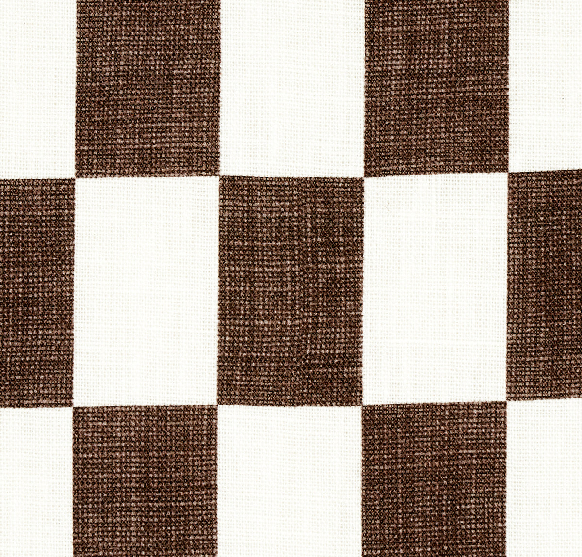 Schumacher Loose Check Brown Fabric 180331