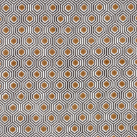 Schumacher Otis Hand Print Dark Neutral Fabric 180373