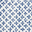 Schumacher Emerson Blue Fabric Sample 180381