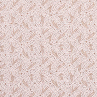 Schumacher Rabbit High Performance Print Blush Fabric 180441