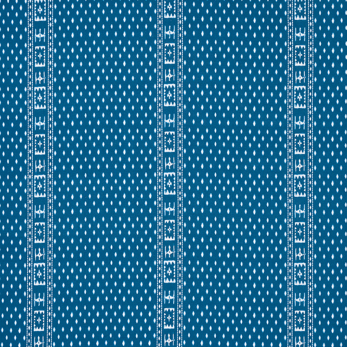Schumacher Indah Batik Indigo Fabric 180490
