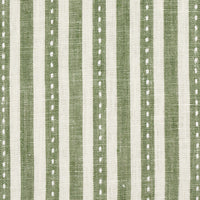 Schumacher Mathis Ticking Stripe Sage Fabric 180591