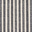 Schumacher Mathis Ticking Stripe Carbon Fabric Sample 180592