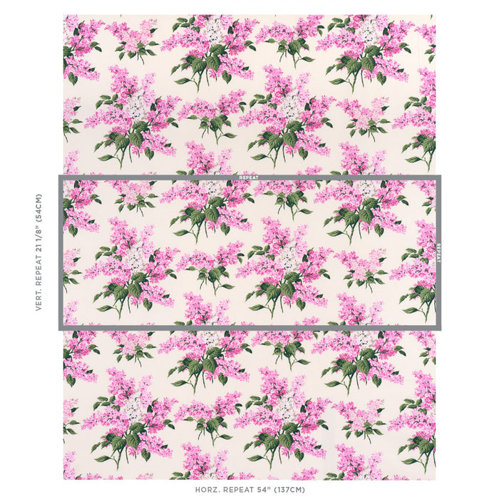 Schumacher Proust's Lilacs Pink Fabric 180622