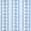 Schumacher Delft Stripe Cornflower Blue Fabric Sample 180660