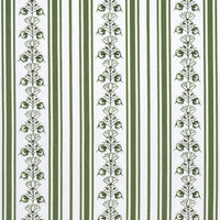 Schumacher Delft Stripe Green Fabric 180661