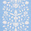 Schumacher Jaipur Mughal Flower Cornflower Blue Fabric 180681
