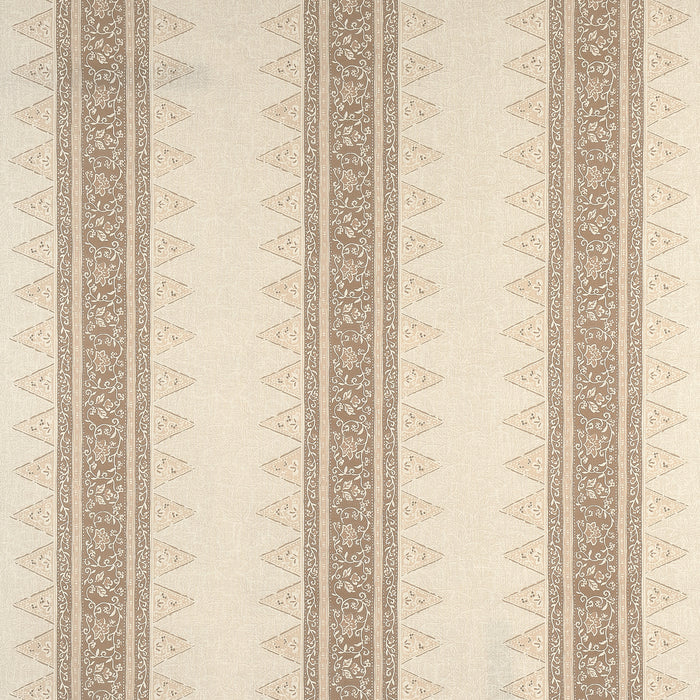 Schumacher Foxglove Indoor/Outdoor Neutral Fabric Sample 180722