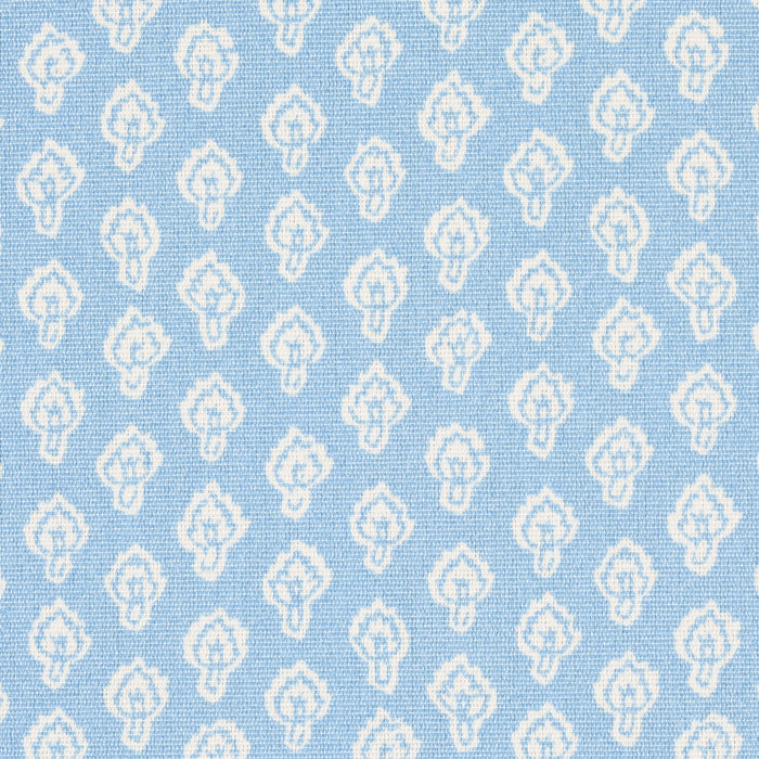 Schumacher Hyacinth Indoor/Outdoor China Blue Fabric 180730