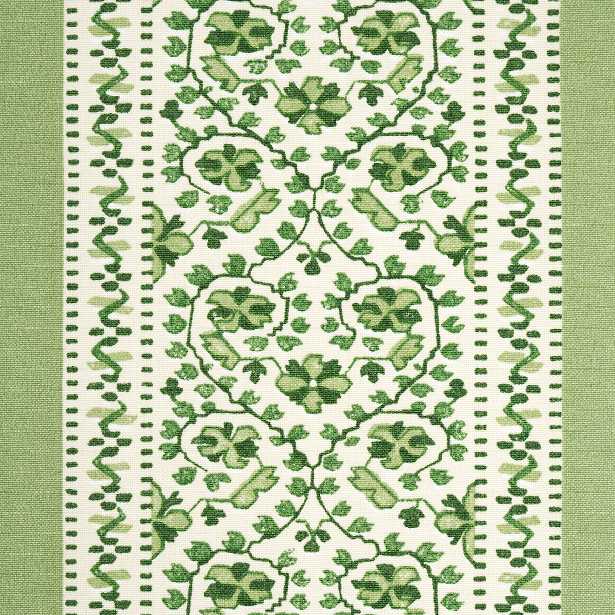 Schumacher Jasmine Indoor/Outdoor Leaf Green Fabric 180741