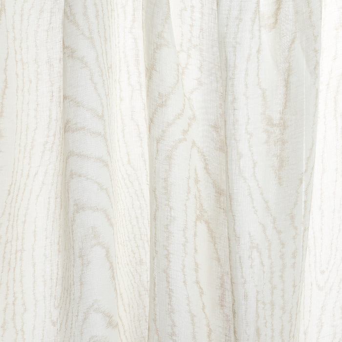 Schumacher Faux Bois Sheer Sand Fabric Sample 180790