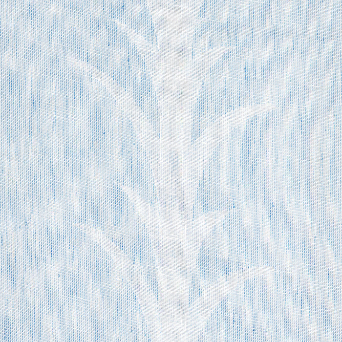 Schumacher Acanthus Stripe Sheer Slate Fabric Sample 180802