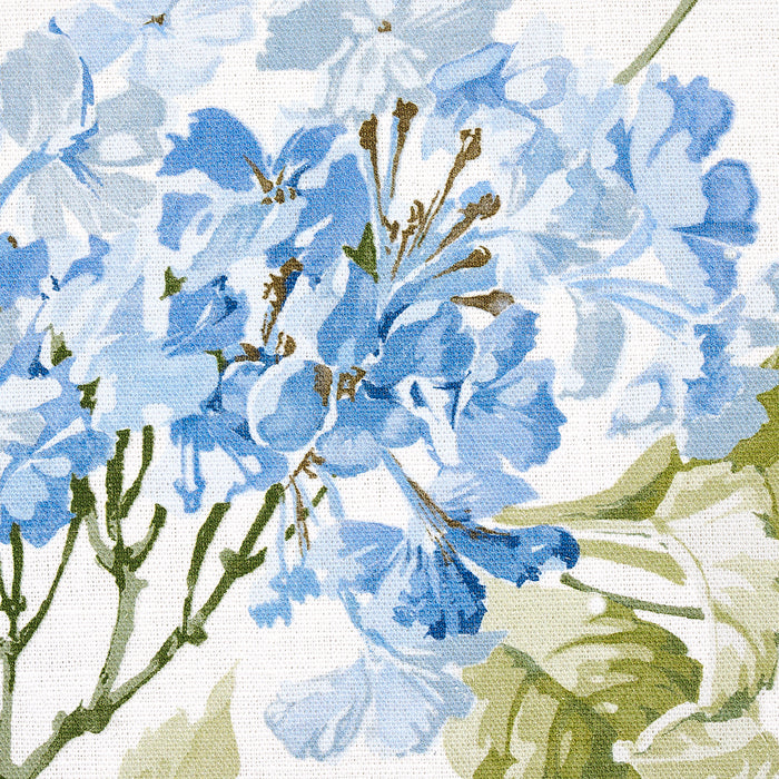Schumacher Summer Hydrangea Blue Hydrangea Fabric Sample 180822