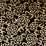 Schumacher Angelica Floral Gold & Noir Fabric 180871