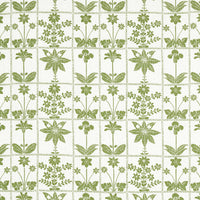Schumacher Georgia Wildflowers Leaf Fabric 180890