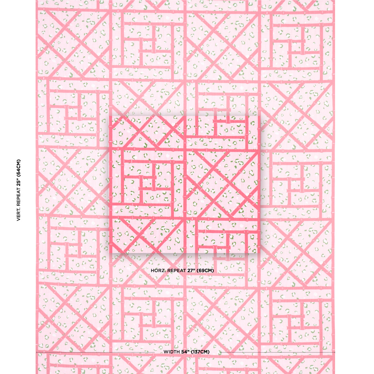 Schumacher Fancy Beast Indoor/Outdoor Palm Beach Pink Fabric 180953