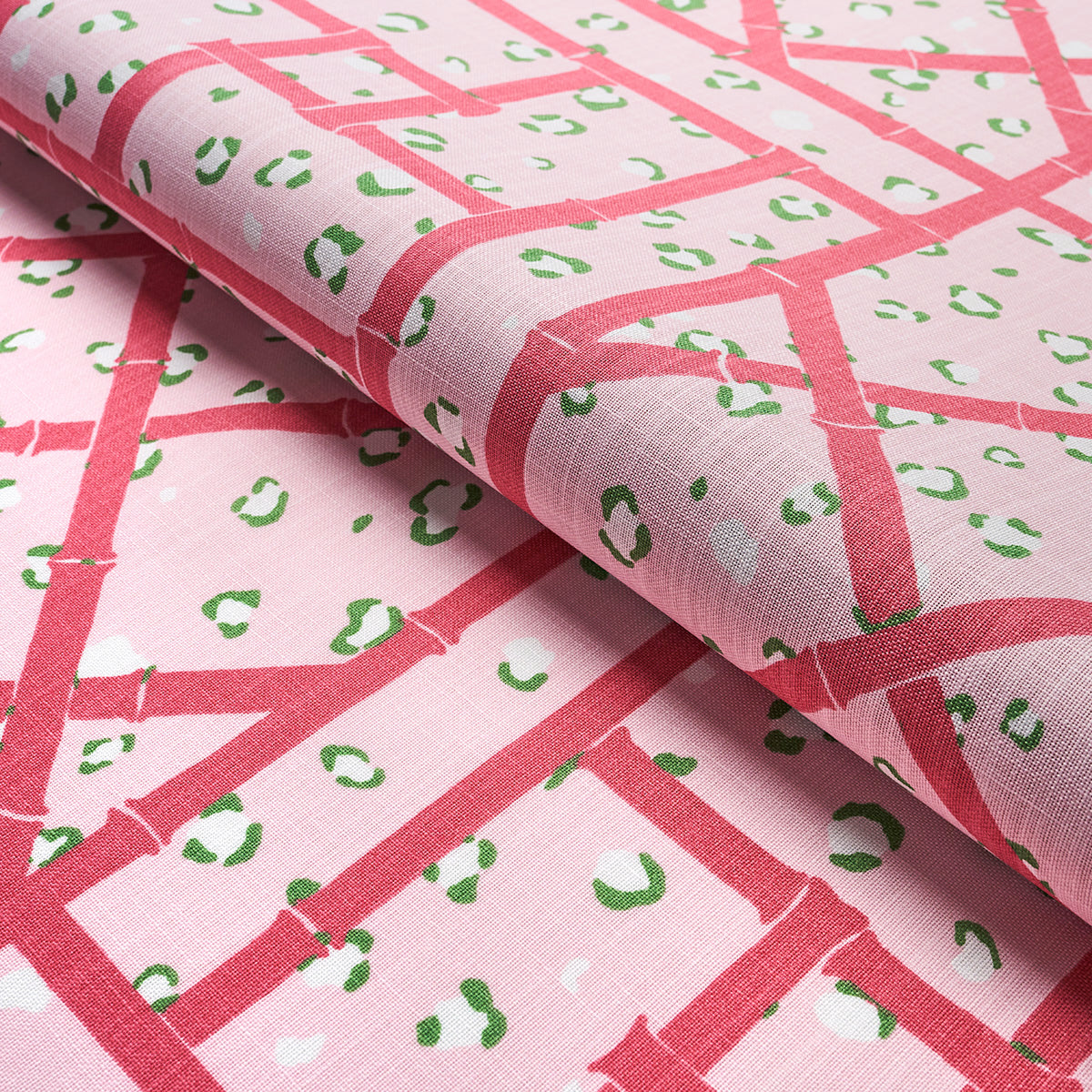 Schumacher Fancy Beast Indoor/Outdoor Palm Beach Pink Fabric 180953