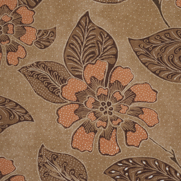 Schumacher Kava Cay Indoor/Outdoor Brown Fabric Sample 181003