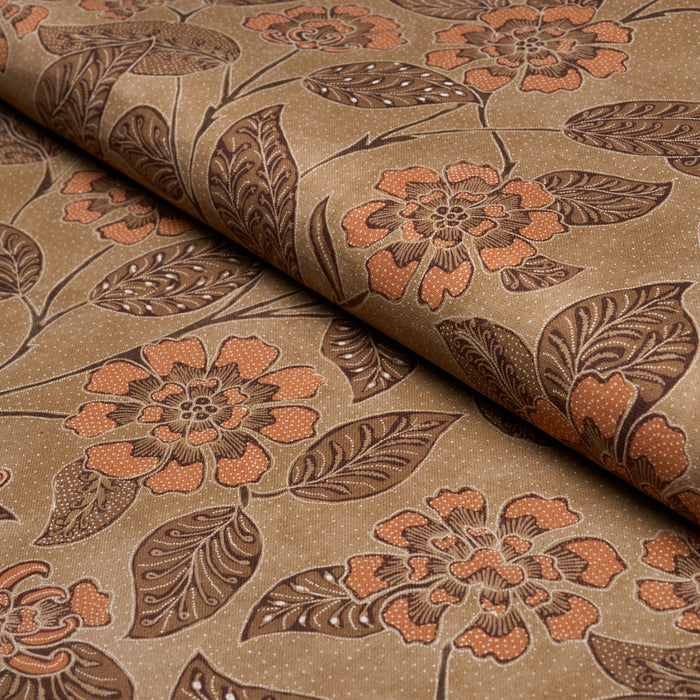 Schumacher Kava Cay Indoor/Outdoor Brown Fabric Sample 181003