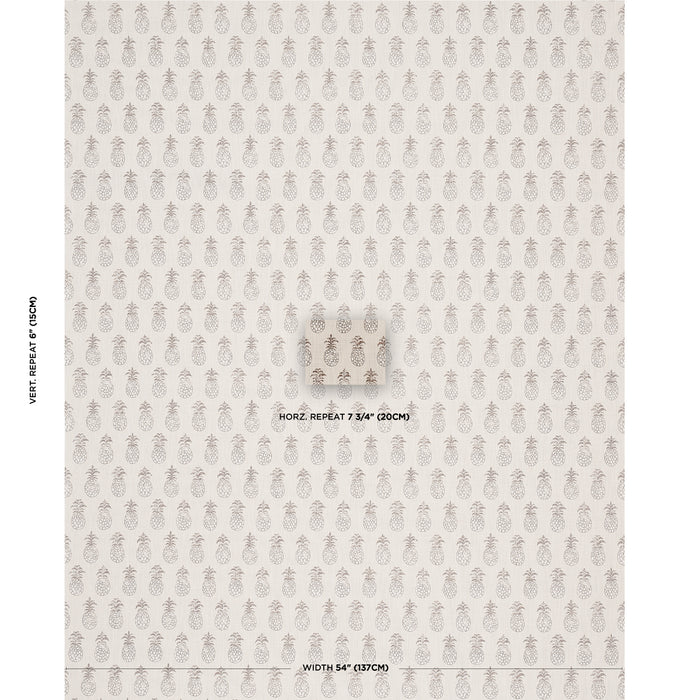 Schumacher Pina Cove Indoor/Outdoor Coconut Fabric 181022