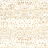 Schumacher Ink Wave Print Indoor/Outdoor Natural Fabric 181051