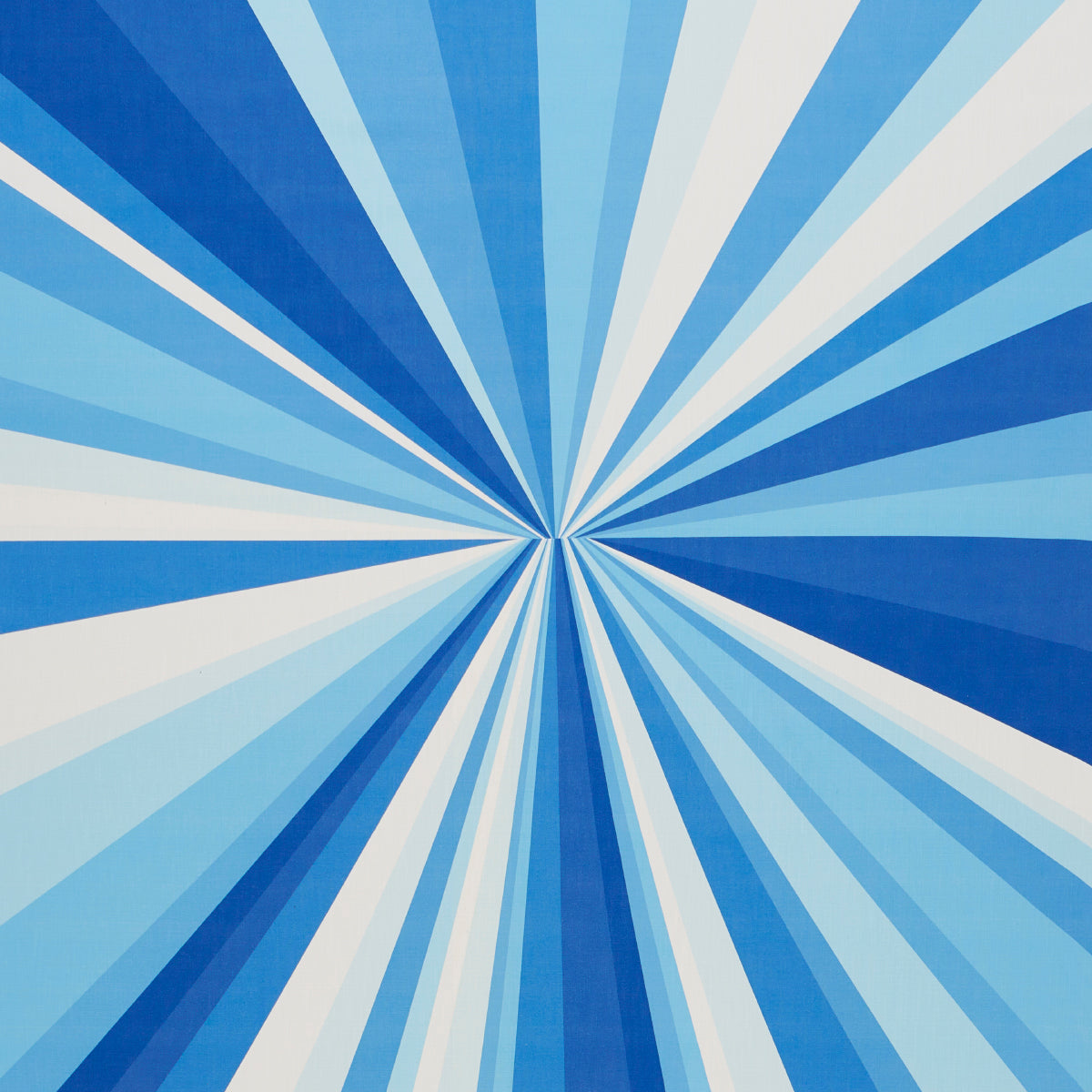 Schumacher Sunbeam Print Indoor/Outdoor Panel Horizon Blue Fabric 181090
