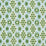 Schumacher Hamilton Ikat Blue And Leaf Fabric 181300